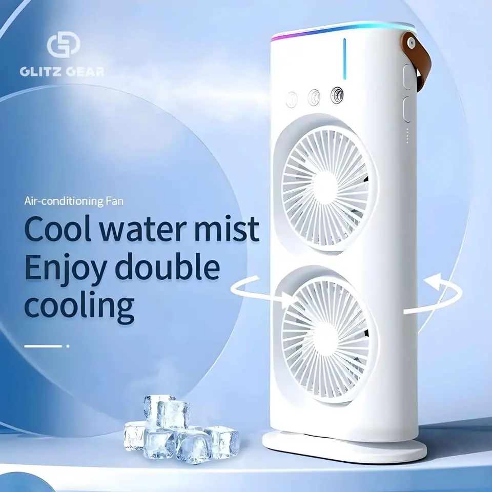 Double-Ended Spray Fan Personal Air Cooler Fan